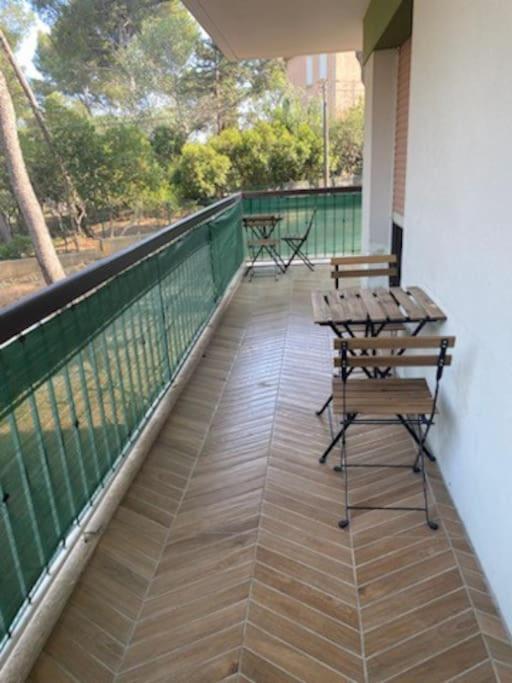 T2 Avec Clim Et Terrasse Vue Mer, Les Sablettes La Seyne-sur-Mer Zewnętrze zdjęcie